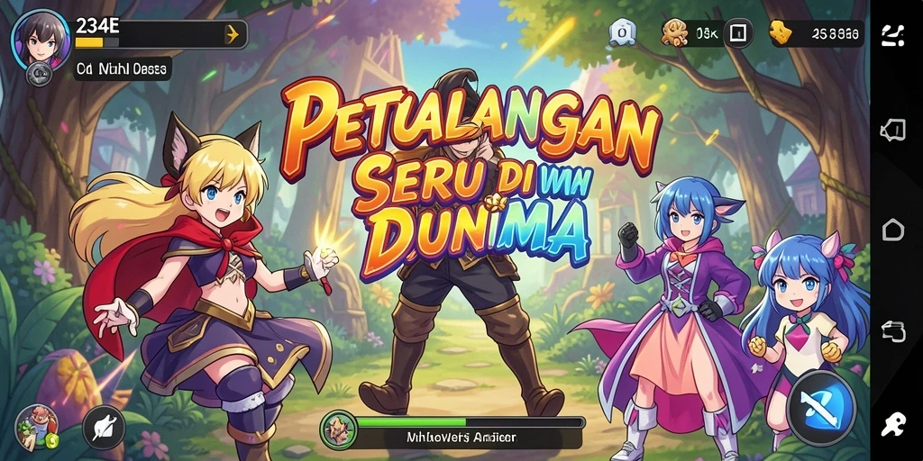 Tampilan gameplay 234E yang seru dan penuh aksi.