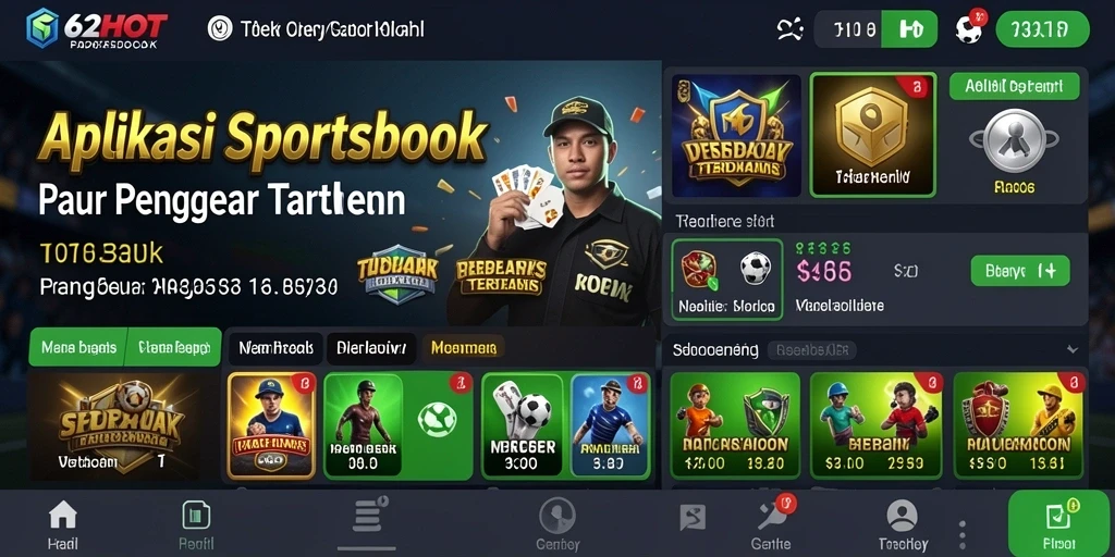 Tampilan gameplay menarik dari aplikasi <strong>62HOT</strong> dengan berbagai pilihan taruhan.