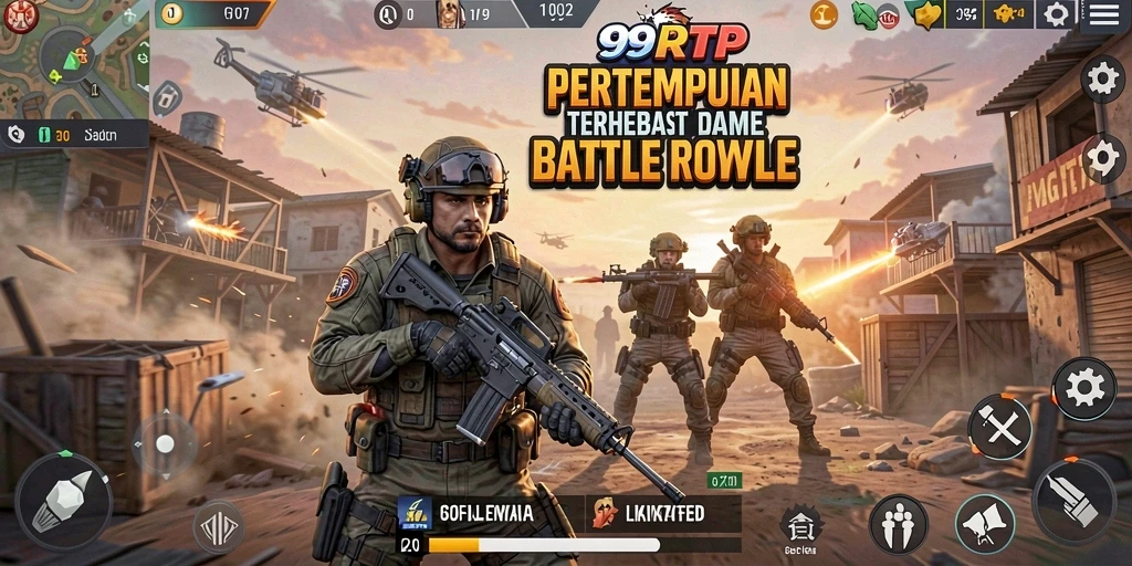 Tampilan gameplay seru dalam pertempuran intens 99RTP.