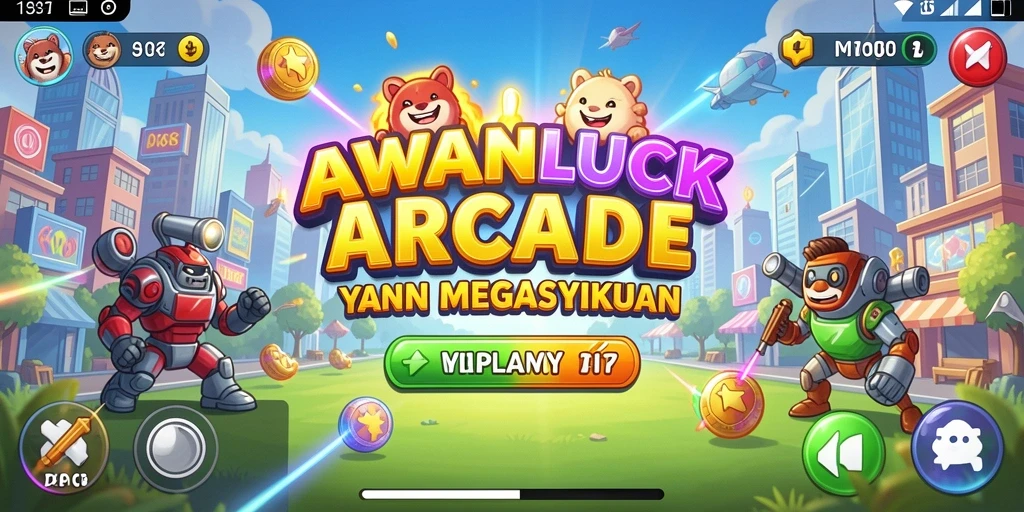 Tampilan gameplay seru dan menantang dari AWANLUCK.