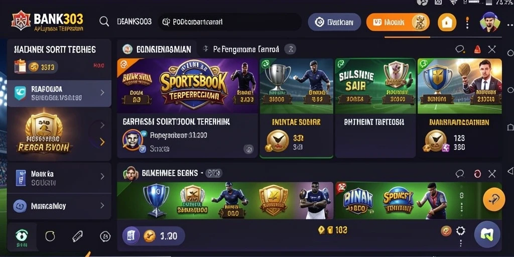 Tampilan antarmuka pengguna BANK303 yang menarik dan fungsionalitas taruhan yang sempurna.