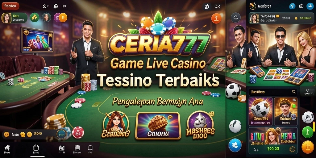 Tampilan gameplay Live Casino yang menarik dan interaktif di CERIA777.