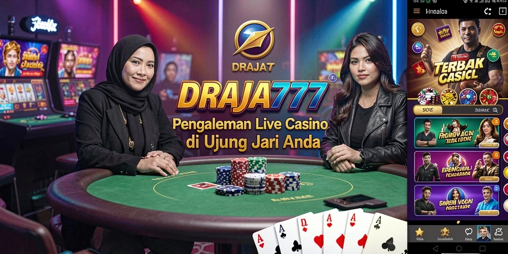 Gameplay Live Casino yang menarik dan interaktif di DRAJA777.