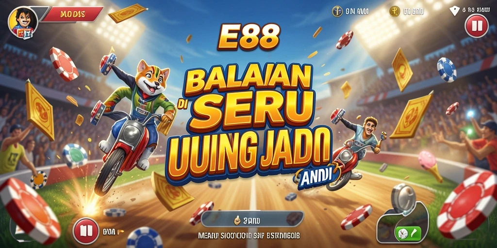 Tampilan balapan E88 yang mendebarkan dan penuh aksi.
