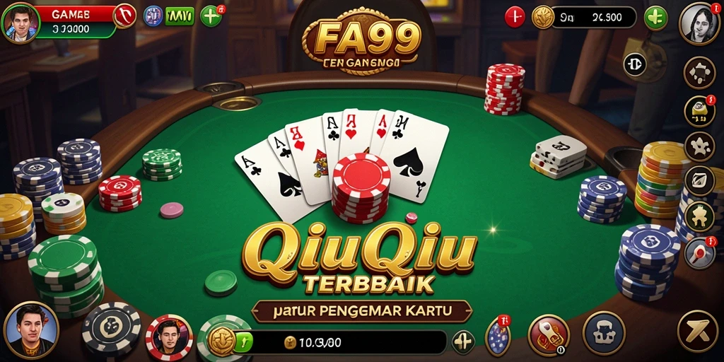 Screenshot gameplay QiuQiu yang seru dan kompetitif.