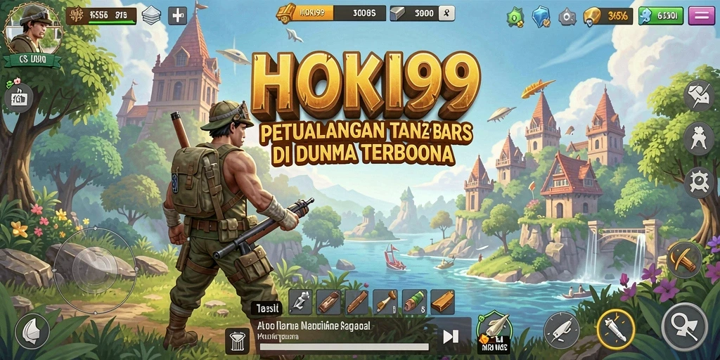 Tampilan gameplay Open World HOKI99 yang menakjubkan dan interaktif.