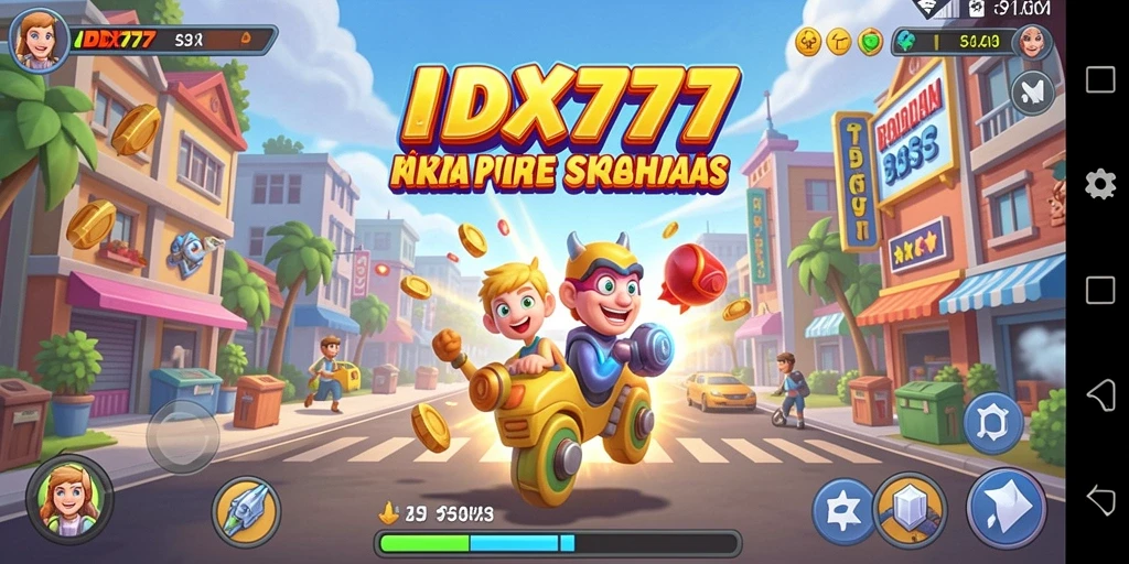 Tampilan gameplay IDX777 yang menarik dan dinamis.