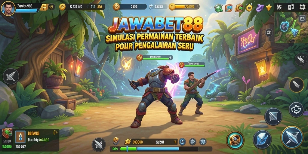 Tampilan gameplay JAWABET88 yang menarik dan realistis.