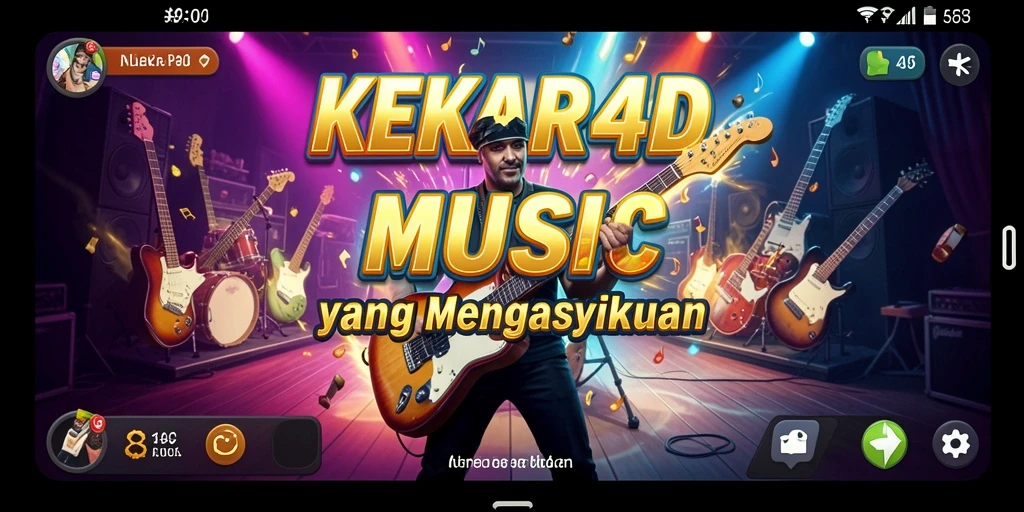 Screenshot gameplay KEKAR4D yang menunjukkan keseruan musik.