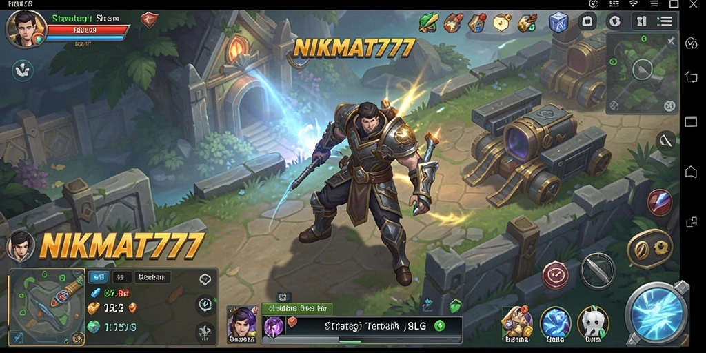 Tampilan menarik dari gameplay NIKMAT777 yang menampilkan aksi pertempuran strategis.