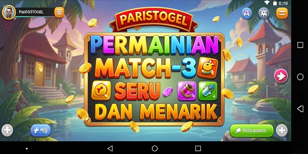 Tampilan gameplay PARISTOGEL yang menarik dan seru.