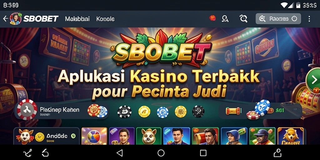 Screenshot SBOBET menampilkan gameplay Kasino yang mendebarkan dan mengasyikkan.