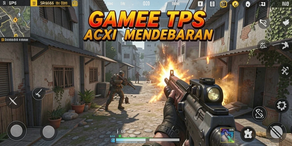 Tampilan gameplay menarik dari SR6666 dengan aksi TPS yang intens.