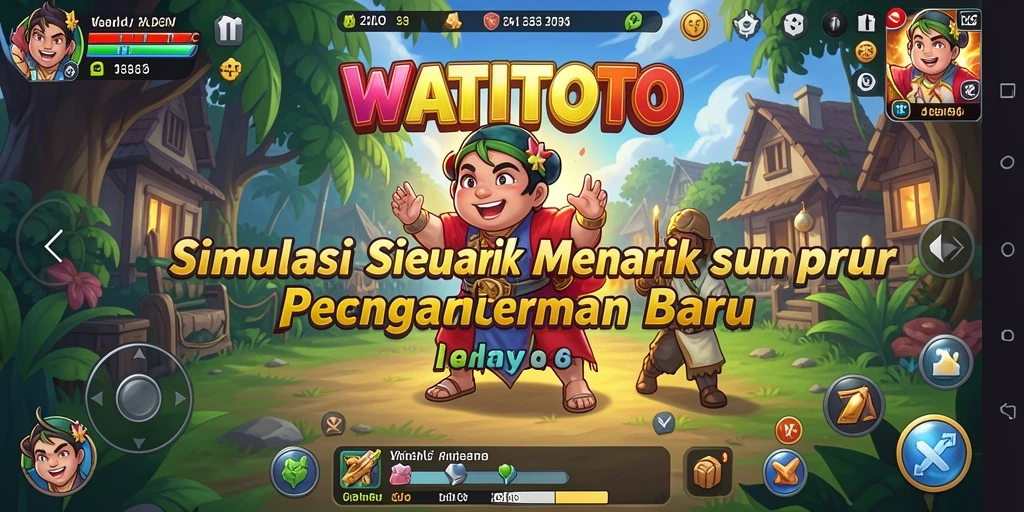 Screenshot gameplay WATITOTO menunjukkan pengalaman simulasi mendalam.