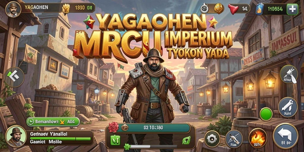 Gameplay YAGAOHEN menampilkan strategi membangun bisnis yang menarik.